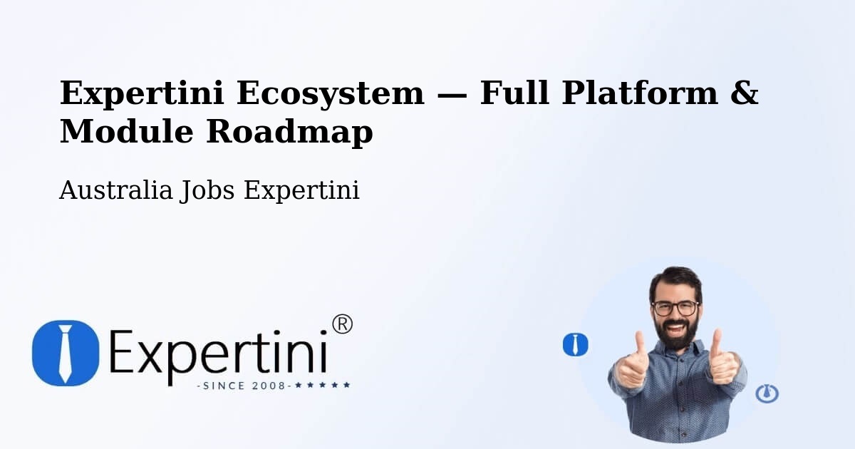 Expertini Ecosystem — Full Platform & Module Roadmap – Nathan